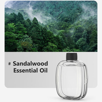 📢📢50 % RABATT! ⏰🎶Kabelloser Aroma-Diffusor mit Sandelholzduft – 4 Timer, leiser Betrieb & elegantes Dufterlebnis🌿💡
