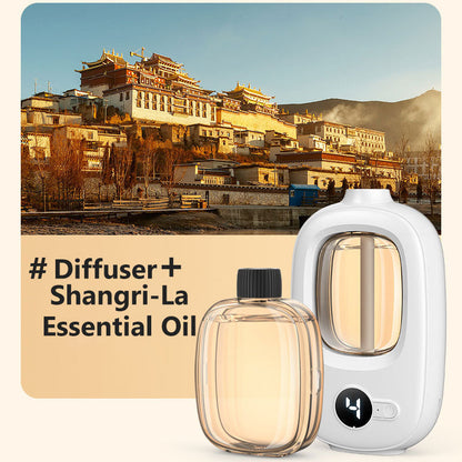 📢📢50 % RABATT! ⏰🎶Kabelloser Aroma-Diffusor mit Sandelholzduft – 4 Timer, leiser Betrieb & elegantes Dufterlebnis🌿💡