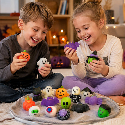 🎃👻Halloween Squishy Set – Kleine Überraschungen für die ganze Party