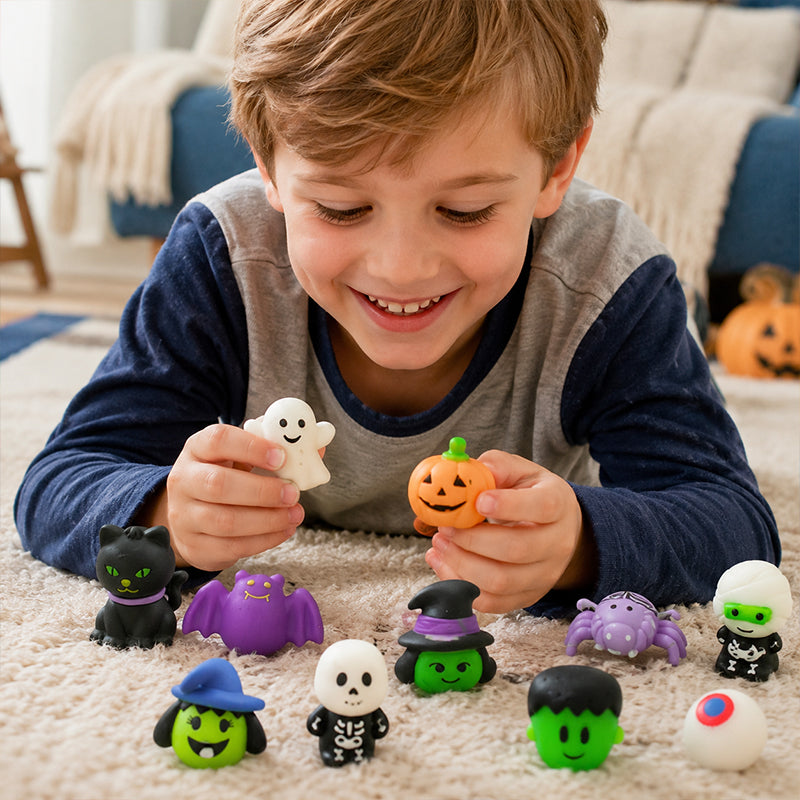 🎃👻Halloween Squishy Set – Kleine Überraschungen für die ganze Party