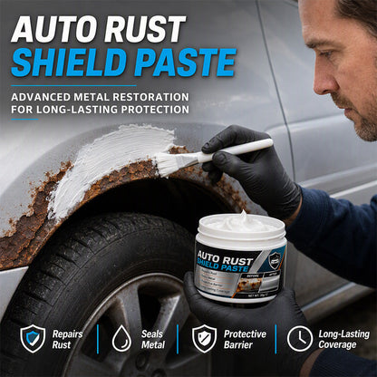 🚗💧Auto Metall Rost Reparatur Paste ｜Schnelle DIY Rostversiegelung für Radhaus, Türspalten & Fahrzeugunterboden – Repariere beschädigte Metallstellen, bring altes Blech wieder zum Neuzustand, dauerhafter Schutz vor Streusalz & Feuchtigkeit