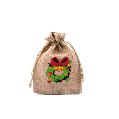 🎄⛄ Weihnachtliche Jute-Geschenkbeutel mit Kordelzug--Lose Süßigkeiten und Geschenke in Sekunden ordentlich verpackt 🎁🎄