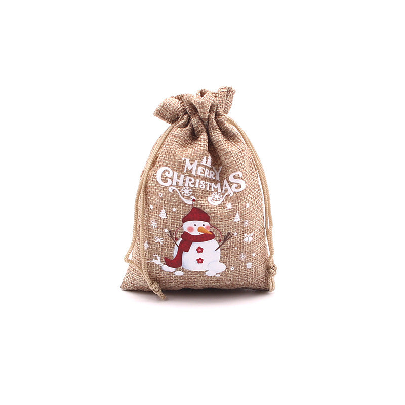 🎄⛄ Weihnachtliche Jute-Geschenkbeutel mit Kordelzug--Lose Süßigkeiten und Geschenke in Sekunden ordentlich verpackt 🎁🎄
