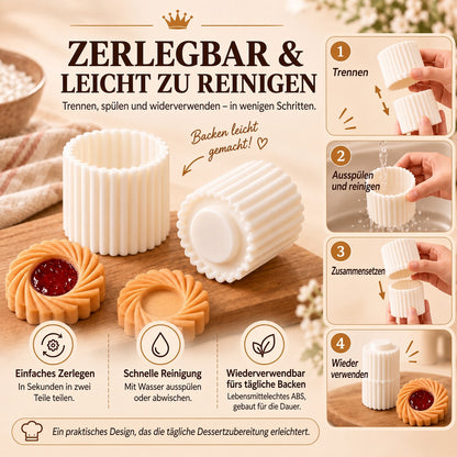 🥮🥮1 kaufen, 1 gratis! Kreative 2-in-1-Teigform – Zwei Designs für einfaches & schönes Backen