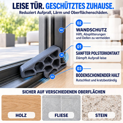 🚪✨ 50 % Rabatt – 1 Kaufen, 1 Gratis! Sicherer Türstopper | Stoßdämpfend & Für Schiebefenster Und Balkontüren 🛡️🔇