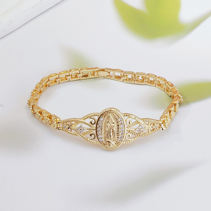 ⏳ NUR FÜR KURZE ZEIT ⏰ Maria-Armband, filigranes Blumendesign – Perfekt zu jedem Outfit & als Geschenk ✨